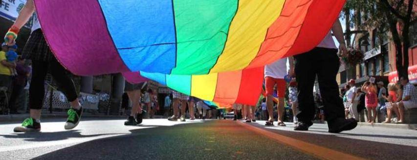 Windsor Essex Pride Fest Flag